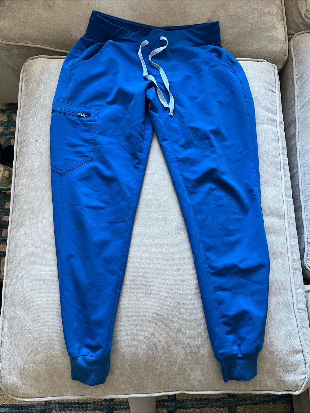 Blue figs joggers size small